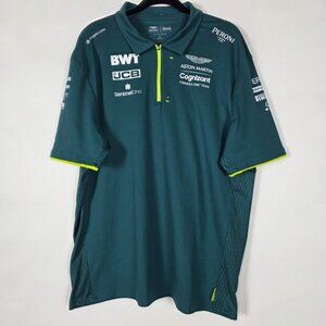 Pelmark Teckit Aston Martin Formula One Racing Mens 3XL Short Sleeve Polo